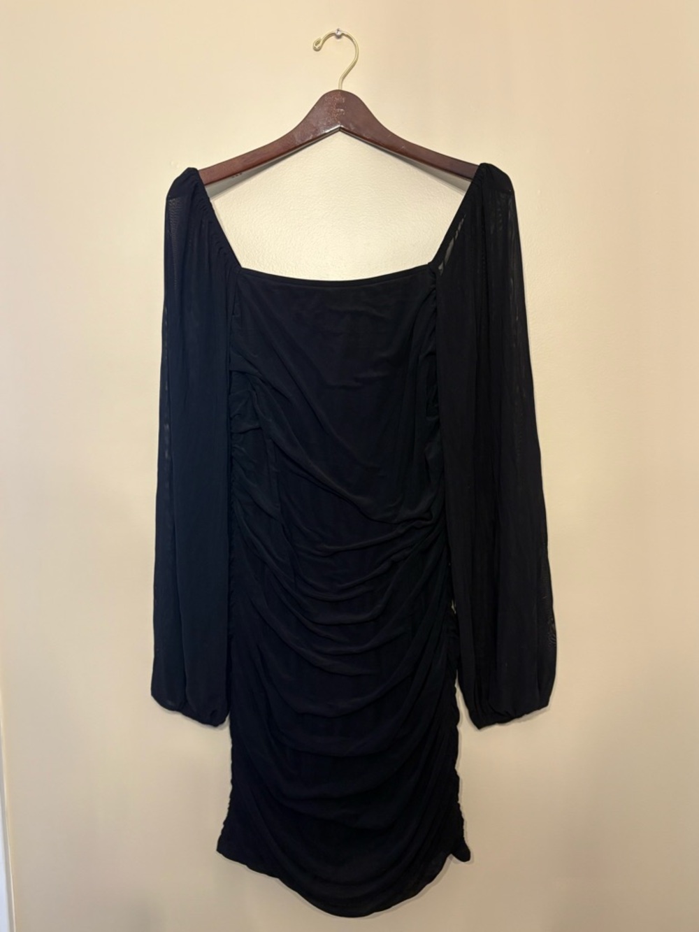 Black Long-Sleeve Dress